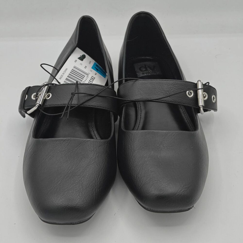 DV By Dolce Vita Womens Munich Flat Shoes Shoes Ivory/ Black - Picture 3 of 5
